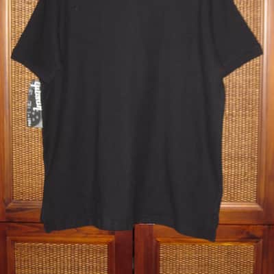 new (old stock) with hang tag (A+) genuine Gibson Black, 100% Cotton, Polo Style Short Sleeve Shirt, size M (medium) Manufacturers Item No: SGGABLMPOLOMD from the 2010s (but it is new) UPC # 711106561400 image 5