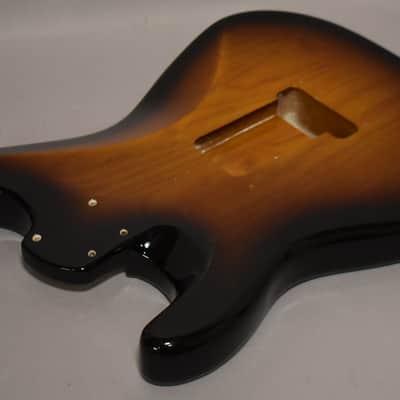 2021 Fender American Ultra Stratocaster Body 2-Tone Sunburst image 7