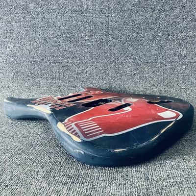 SSH Basswood Bostom Red Sox Custom Guitar Body image 4