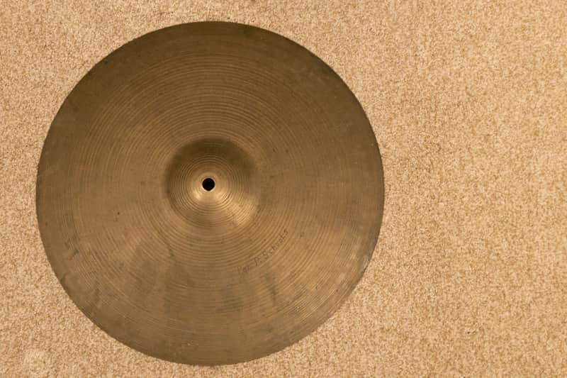 1960s Zildjian A 15" Hi Hat Cymbal 1220g image 1
