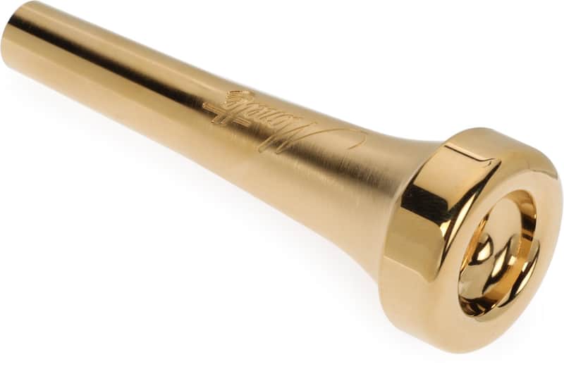 Monette Unity MF VI Trumpet Mouthpiece - 24k Gold-plated image 1