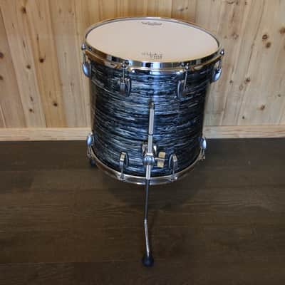 Ludwig Classic Maple Fab Outfit 9x13 / 16x16 / 14x22" Drum Set 1998 - 2015 - Black Oyster Pearl image 14