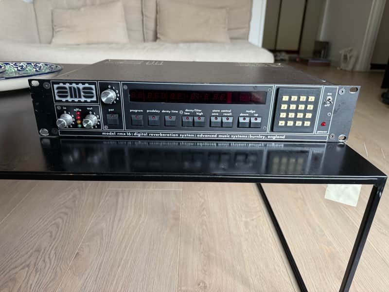 AMS RMX16 Digital Reverberation System 1980s - Black image 1