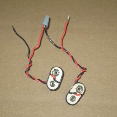used 1980s genuine DOD double 9v battery clip for Performer Series pedals (NO pedals included / NO other parts included) battery clips work fine (pedal & internal parts seen in pictures provided as a reference) image 15
