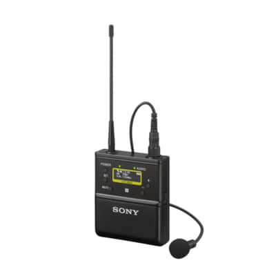 Sony UTX-B40 - Bodypack Transmitter for UWP-D Wireless with ECM-V1BMP Lavalier (25UC / 536-608 MHz) image 1
