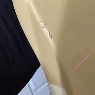 Signed by Joe Bonamassa-Fender American Performer Telecaster Hum with Maple Fretboard 2018 - Present - Vintage White image 10
