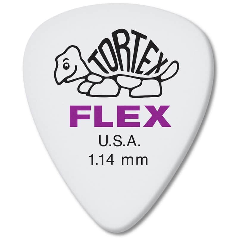 Dunlop 428R114 Tortex Flex Standard 1.14mm Guitar Picks (72-Pack) image 1