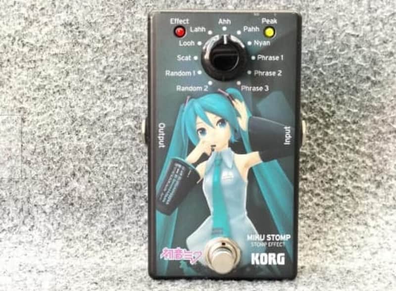 Korg Miku Stomp Electric Guitar Effector Pedal Miku Hatsune Vocaloid image 1
