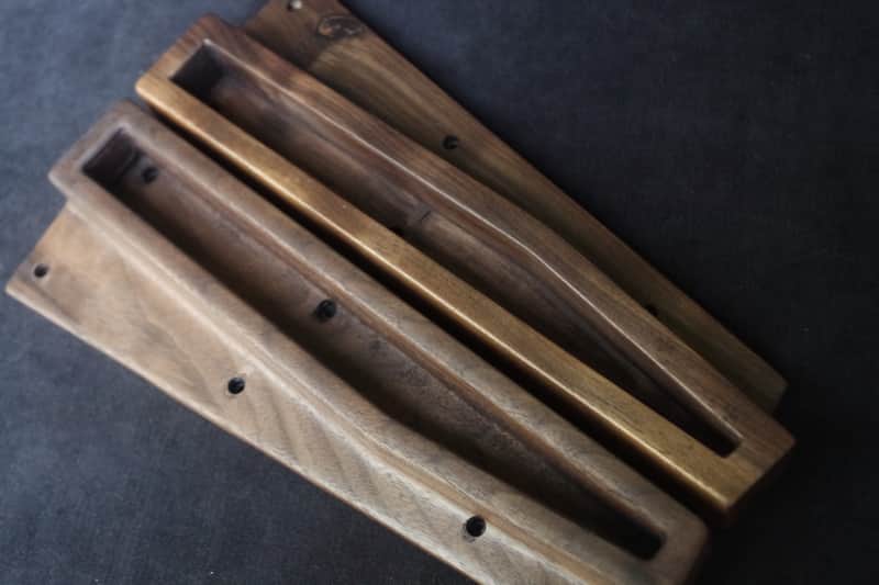 Roland Juno-106 Wooden Side Panels – Handmade American Walnut Replacement for Analog Synth – Ready for Shipping image 1