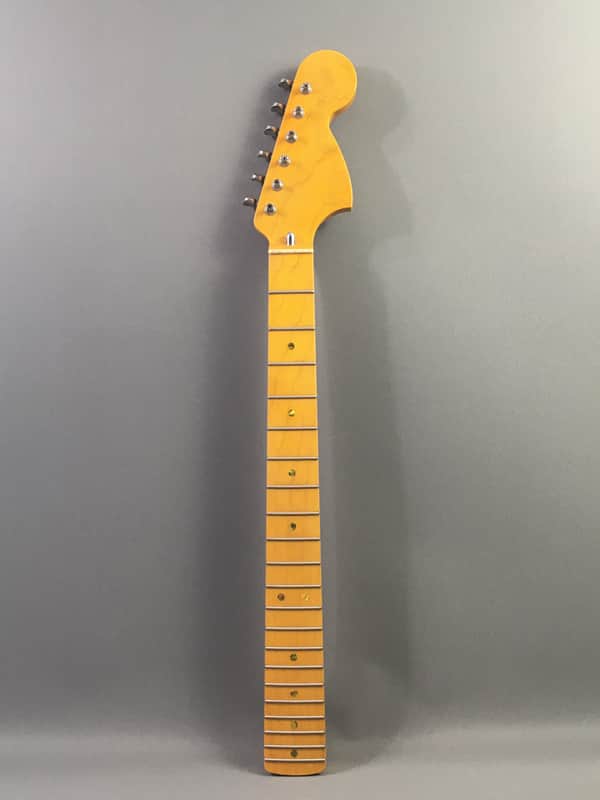 Loaded Custom NOS Relic Rock Maple Guitar Neck Strat Amber Nitro CBS Bullet Truss Rod + Gotoh MIJ Tuners image 1