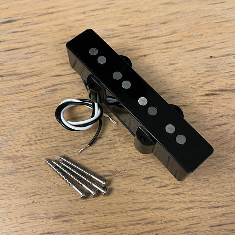 Fender American Standard Series Jazz Bass Bridge Pickup Black USA J 7.3k image 1