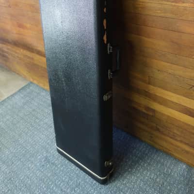 Vintage 1980s Fender G & L Precision Bass Jazz Telecaster Bass NO LOGO Case Fits 46 X 12.5 X 3.5 Fits Many Models Red Fuzzy Lining Rare Well Made image 10