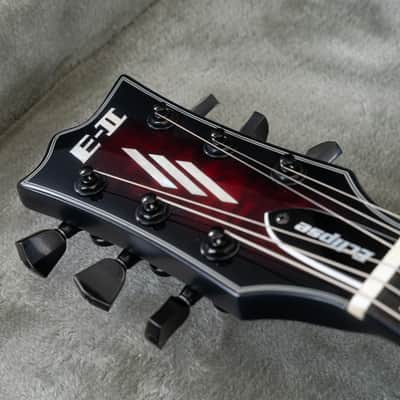ESP E-II Eclipse Electric Guitar, Ebony Fingerboard, See Thru Black Cherry Sunburst image 5