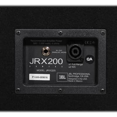 (2) JBL Pro JRX225 2000 Watt Dual 15" Inch 2-Way DJ P/A Passive Speakers+Cart image 22