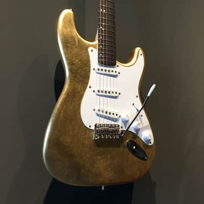 Made to Order - FRANCHIN Mercury guitar Glossy METALLIC LEAF (Gold/Silver/Copper) Stratocaster-Strat-S-Style Made in Italy image 7