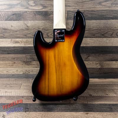 USED-Squier Affinity Series Jazz Bass V, 5-String Bass 3 Tone Sunburst Finish image 6