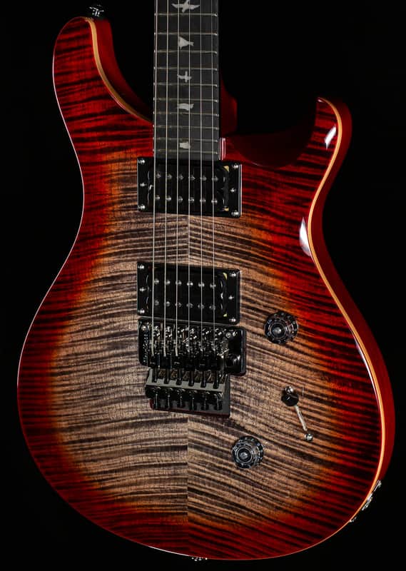 PRS SE Custom 24 Floyd Charcoal Cherry Burst (295) image 1