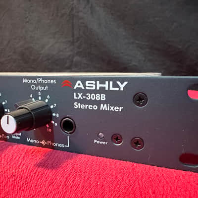 Ashly LX-308B Rackmount 8-Channel Stereo Line Mixer 2010s - Black image 2