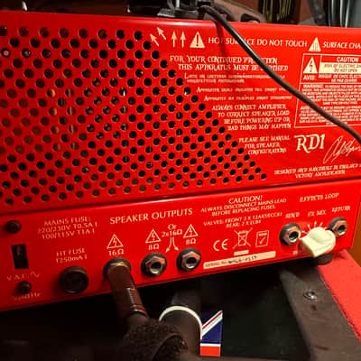 Victory Amps RD1 Rob Chapman Signature Compact Series 28-Watt Guitar Head 2010s - Red image 4
