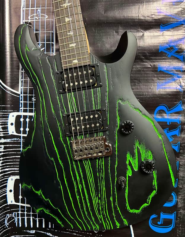 PRS SE Swamp Ash CE 24 Sandblasted 2024 - Sandblasted Green image 1