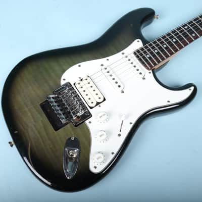 1993 Fender MIJ Stratocaster HSS Floyd Rose Blackburst image 11