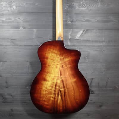 Taylor 224ce-K DLX LEFT-HANDED Koa Deluxe Acoustic-Electric Guitar image 3