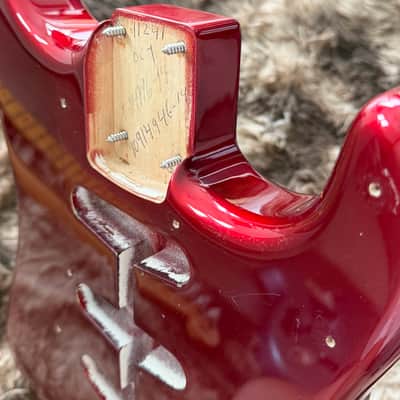 2011 Fender Custom Shop Stratocaster Loaded Body - Candy Apple Red image 12