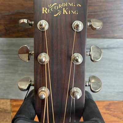 Recording King EZ tone parlor A acoustic - ultra thin Polyurethane image 4