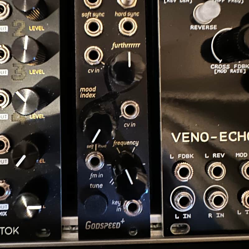 2019 – Present Endorphin.es Godspeed+ Eurorack Synth Module Black