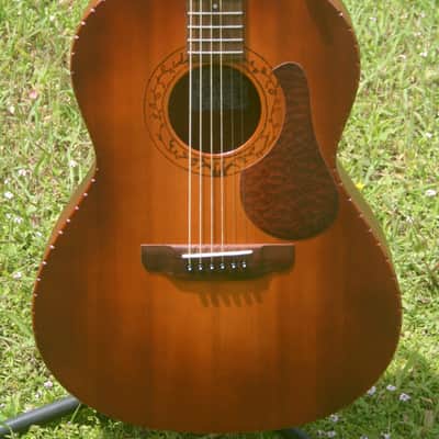 2002 Yairi R2AN Antique Processed OOO size Acoustic Guitar (Limited edition) - Natural+Yairi Hard Case image 3