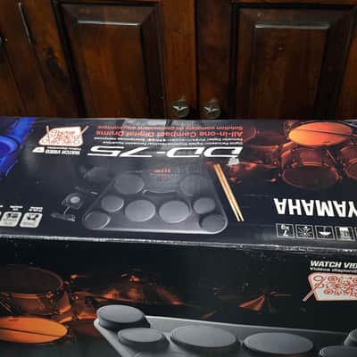 Yamaha DD-75 8-Pad Portable Electronic Drum Kit 2017 - Present - Black image 2