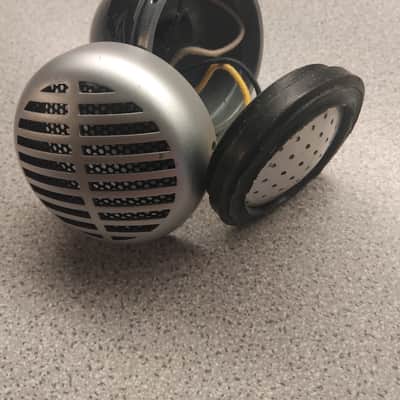 Shure Vintage Harmonica microphone  Green Bullet/ Astatic MC-151/ 127 element Green Bullet - Dark Gray Hammerlack image 2