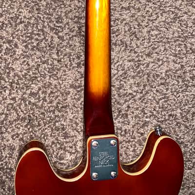 Vintage Toledo  Es 335 style semi hollow body electric guitar guitar made in japan 1970s Sunburst image 12