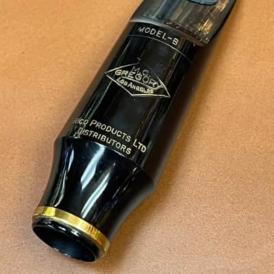 1940s M.C. Gregory Model-B Tenor Saxophone Mouthpiece image 3