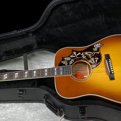NEW! Gibson Custom Shop Hummingbird Koa/Carpathian Spruce Acoustic-Electric Guitar - Honeyburst - 4.55lbs - Authorized Dealer! G06406 image 14