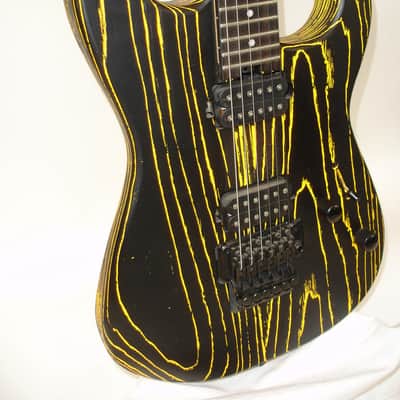 2021 Charvel Pro-Mod San Dimas Style 1 HH FR E Ash Electric Guitar, Ebony Fingerboard, Old Yella w/ Bag image 3