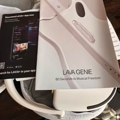 Lava Genie 2025 Smart Guitar / Sampler - White image 9
