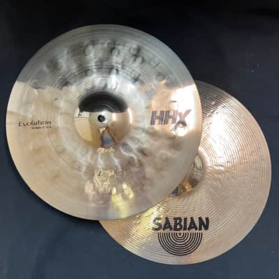 Sabian HHX 14-inch Evolution Hi-Hats, Old Logo, 1036gm/1696gm image 1