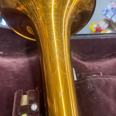 King H.N. White Trombone 1934 - 2-Tone Brass with Original Case image 5
