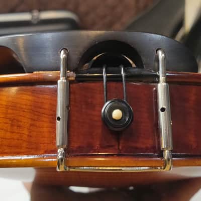 4/4 Advanced to Professional Level Violin Featuring Aged 7 Years+ Select Solid Spruce Top Highly Flamed One-Piece Maple Back and Sides, Real Ebony Components, Brazilwood Bows, Hand-Rubbed... image 20