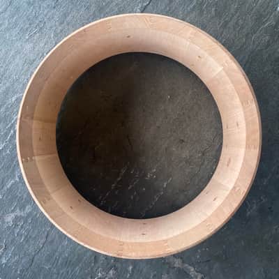 JDS Cherry/Wenge Stave Snare Shell - Tru-Oil image 4