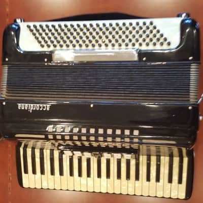 excelsior ACCORDIANA ACCORDION #608  1950's black image 6