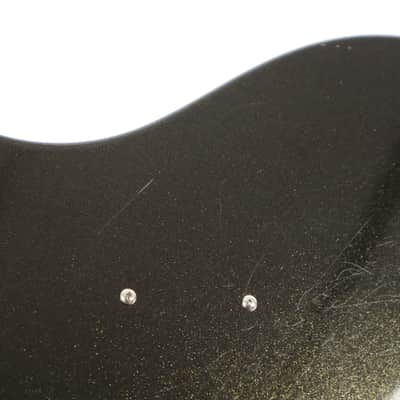Danelectro Mod 6 Offset Sparkle Black and Cream Electric Guitar Select-O-Matic image 15