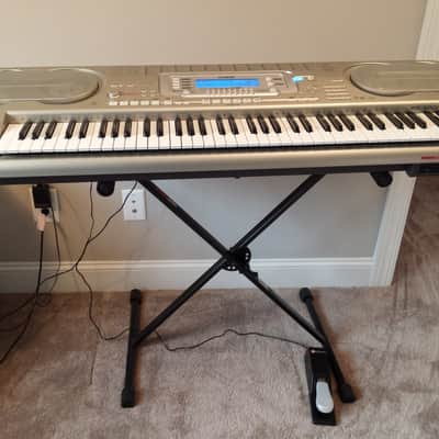 Casio WK 3800 keyboard with stand, power supply and sustain pedal image 1