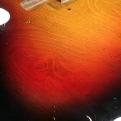 1983 Squier Precision Bass MIJ with DiMarzio Relentless Middle Pickups Sunburst image 10