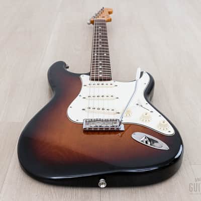 1994 Fender Order Made '62 Stratocaster Sunburst Lacquer w/ Birdseye Neck, USA Pickups & Case, Japan MIJ Fujigen image 11