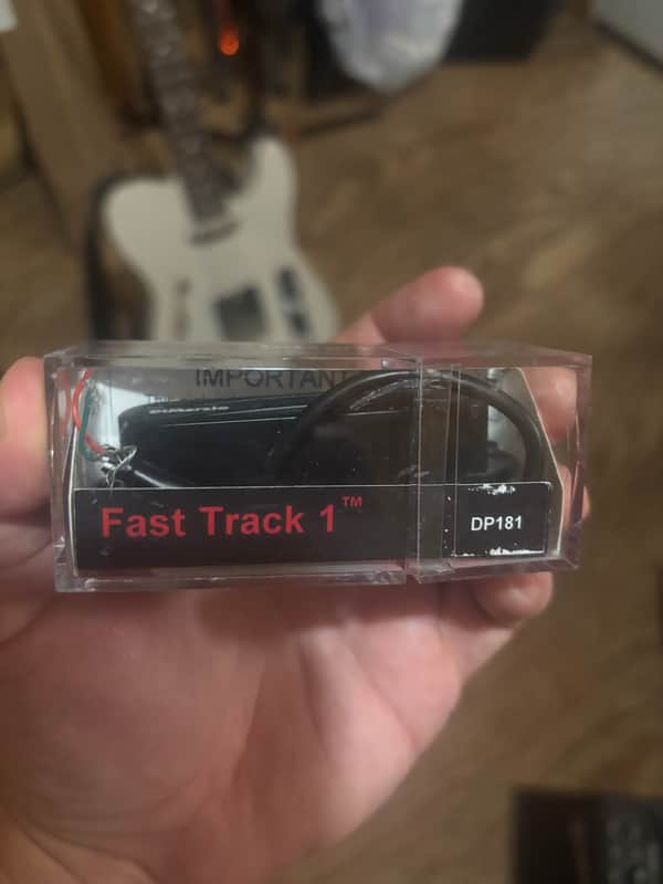 DiMarzio DP181BK Fast Track 1 Single Coil Pickup 2010s - Black image 1
