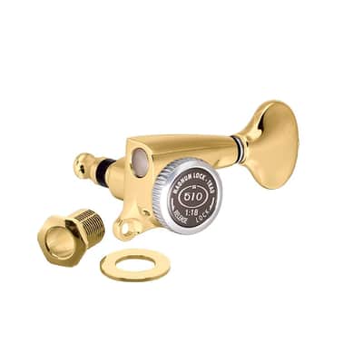 SGS510Z Magnum Lock 3 Aside Traditional Locking Tuners 18:1 Ratio-Chrome image 4