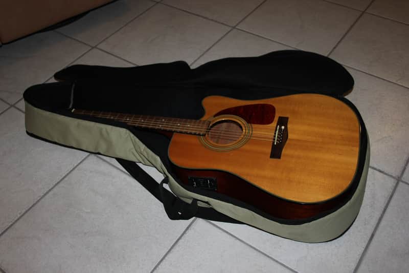 Fender DG20CE NAT Acoustic/Electric Guitar w/ Fishman Pickup | Reverb