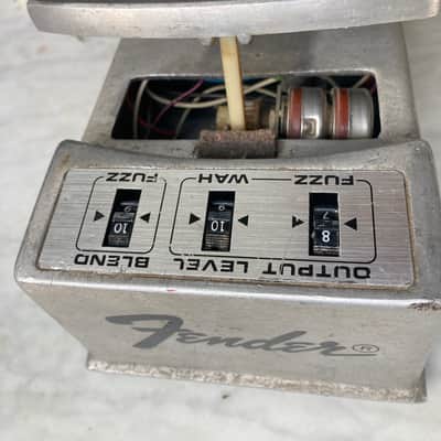 Fender Wah Fuzz volume pedal 1970’s - Chrome image 7
